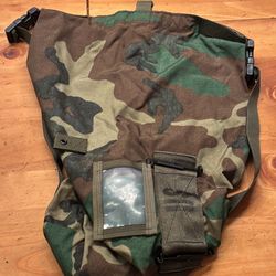 Woodland Camo Musette / Patrol Shoulder Bag 