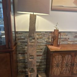 Vintage Drift Wood Lamp