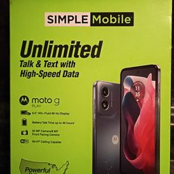 Moto G Play Cell Phone $20 New In Box