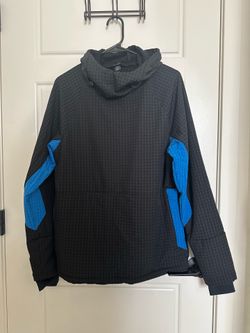 Volcom Snowboard Pullover Hoodie Jacket Black & Blue Mens/Unisex Size Small