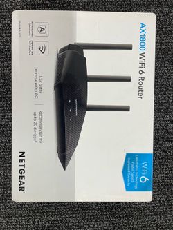 Netgear AX1800 WiFi 6 Router