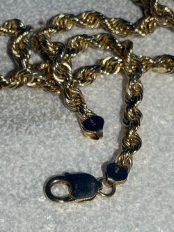 14k SOLID Rope Chain
