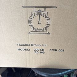 Thunder Flat Top Scale 200lb 90 Kg