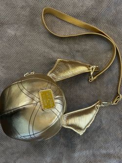 Loungefly Harry Potter Golden Snitch Figural Crossbody Bag