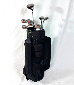Complete RH Men’s Golf Hybrid Club Set | Orlimar VT830 Hybrid Iron Set + FX Max 460cc Driver & Cart Bag