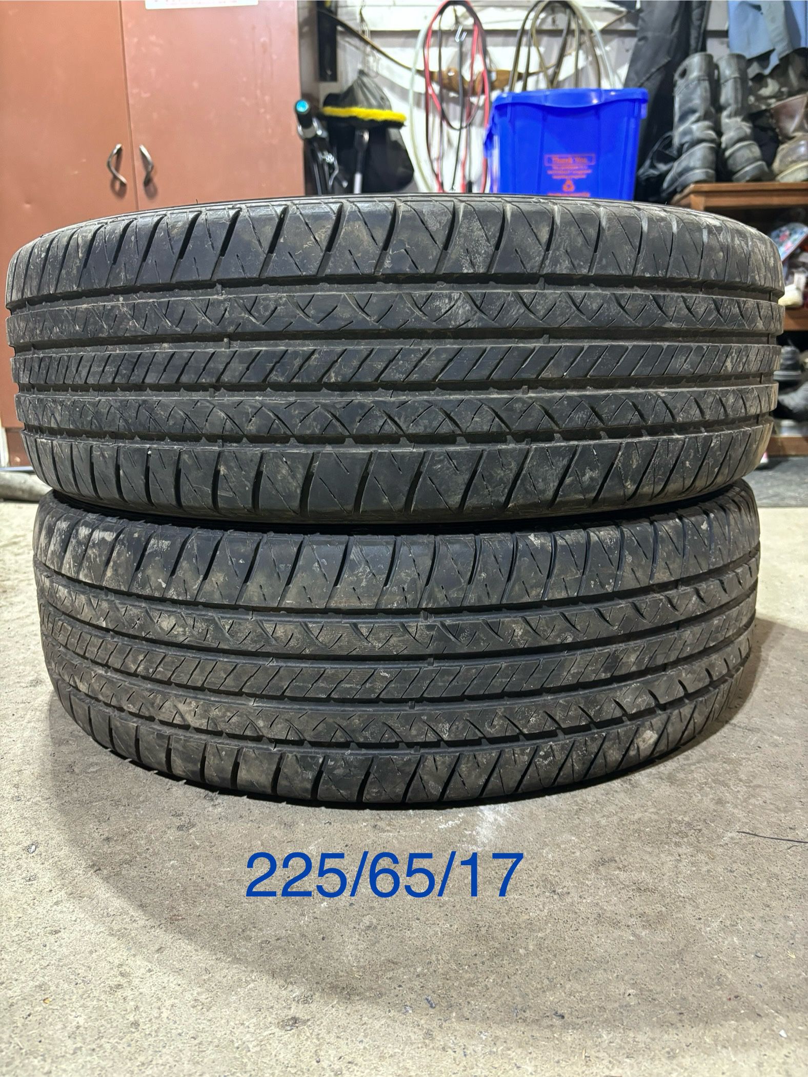 (2) - 225/65/17 Douglas Touring A/S Tires