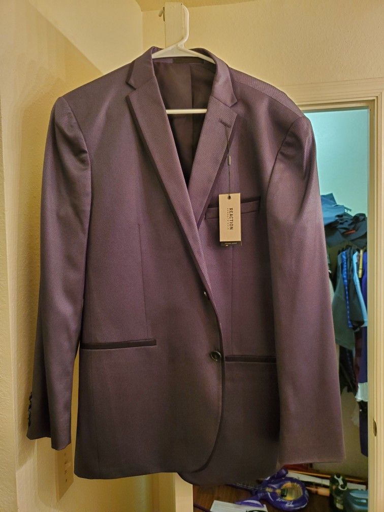 Kenneth Cole Black 42R Sport Coat Blazer