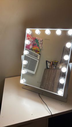 Mirror with lights