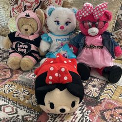 Build-A-Bears & Minnie Tsum Tsum Plush 
