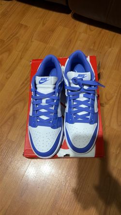 Nike Dunk Low White Blue Sneakers