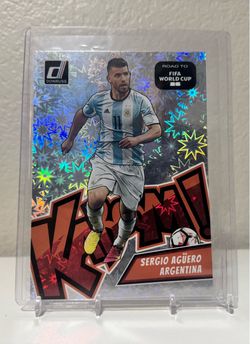 Donruss Road to FIFA World Cup Sergio Agüero Card