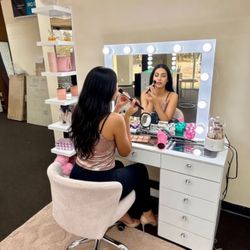 New Glass Top Make Up Vanity
