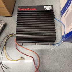 Rockford Fosgate Punch 75 HD Old School Badass Amp.