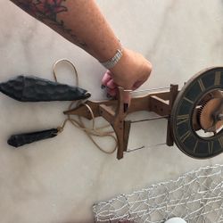 Swiss Bodo Baumann Wooden Gear Clock Movement – Rare, Handcrafted