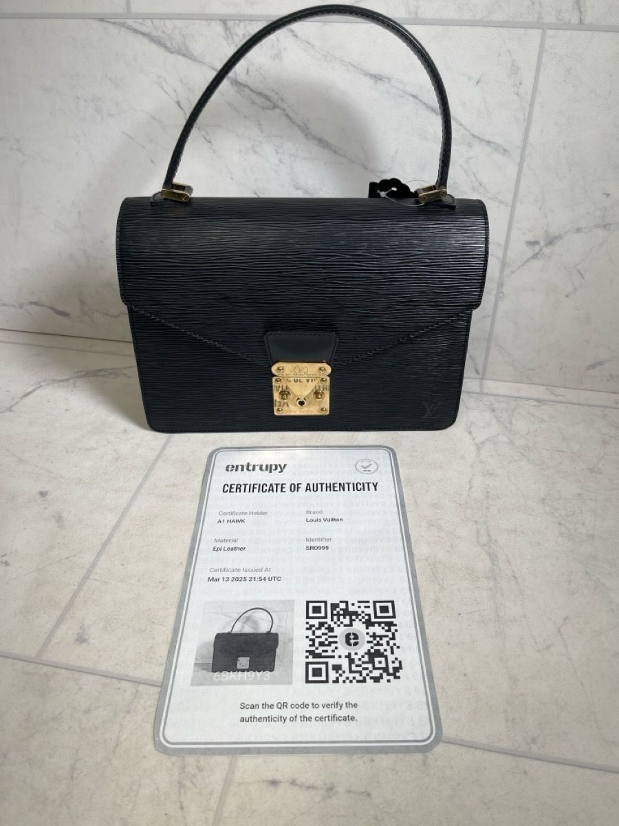 LOUIS VUITTON EPI BLACK CONCORDE (A1G003709)