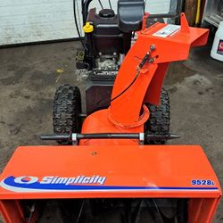 For Sale: Simplicity Snowblower 9.5HP/28" Bucket $1,000.
