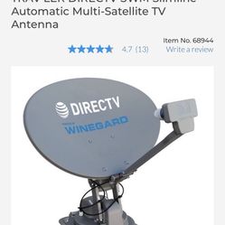 TRAV'LER DIRECTV SWM Slimline Automatic Multi-Satellite TV Antenna