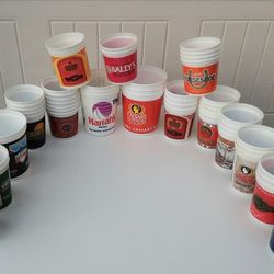 Vintage 1980's Casino Cups Atlantic City Casino Collectibles! 