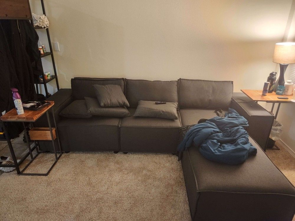 Three Section L Couch