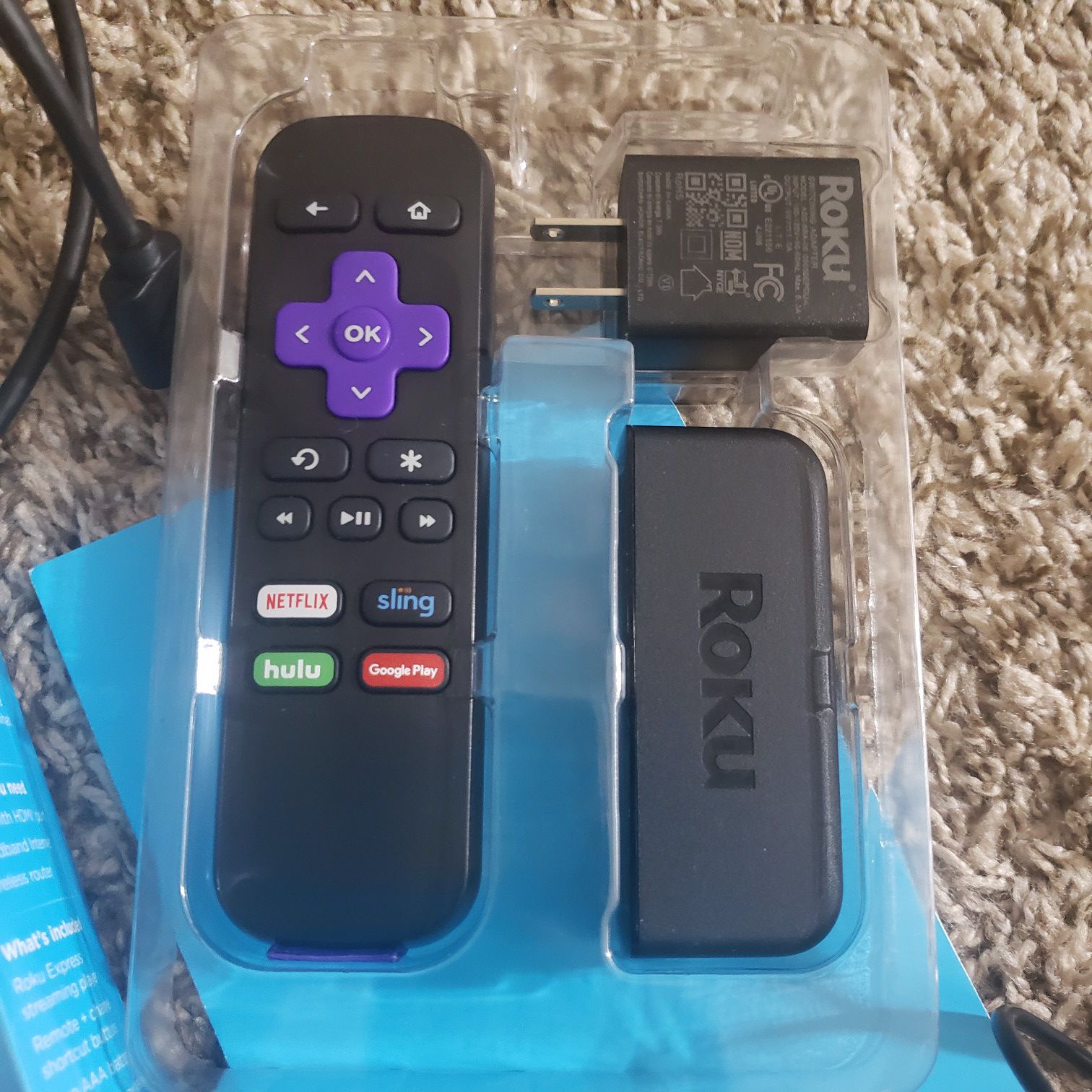 Roku Express high speed HDMI cable
