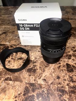 Sigma 16-28mm f/2.8 DG DN (Sony e mount) lens
