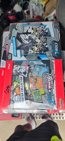 Pokémon TCG: Black Bolt Binder & Poster Collection 2-Pack Bundle (Sealed)