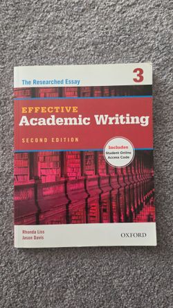 Effective Academic Writing 3