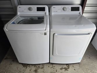 LG Glasstop Washer & Dryer Set