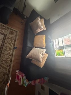 Black couch