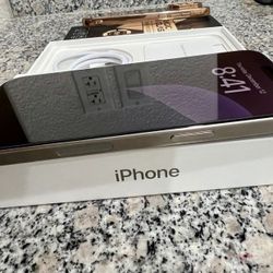 Apple iPhone 15 Pro Max - 512GB - Factory Unlocked - 100% Battery Health