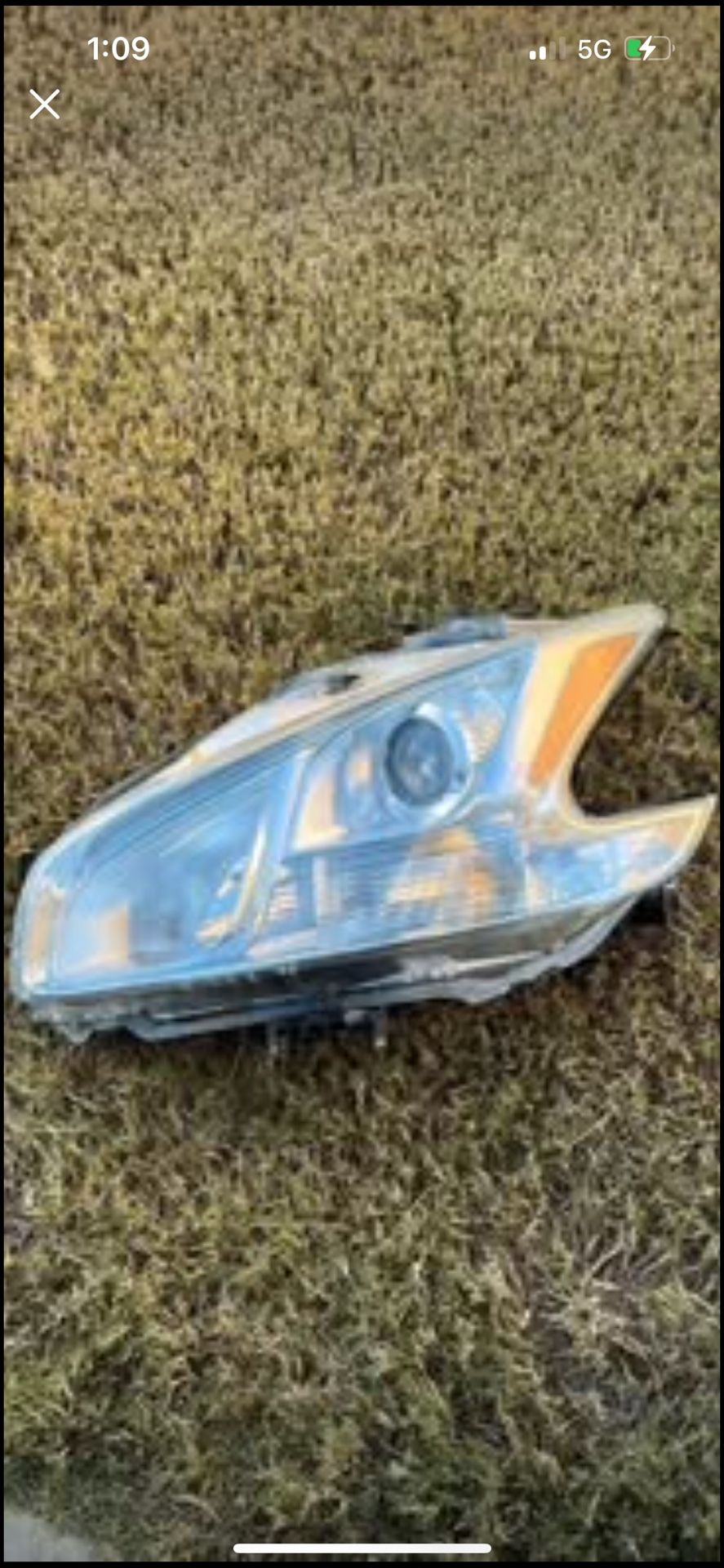 2009-14 Nissan Maxima LH Driver Side Headlight Assembly Halogen