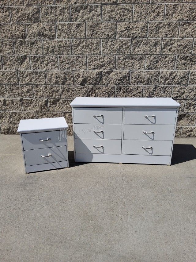White Bedroom Dresser Furniture Set!