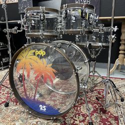 PDP Acrylic 25th Anniversary Drum Set
