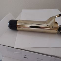 New Hot Shot Tool Pro Artist 24K Gold Collection Extended Barrel 2 " Curling Iron 