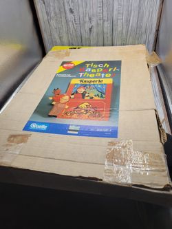 Vintage Kasperle puppet theater