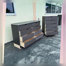 5 and 8 drawers dresser/ Five and eight drawers dresser