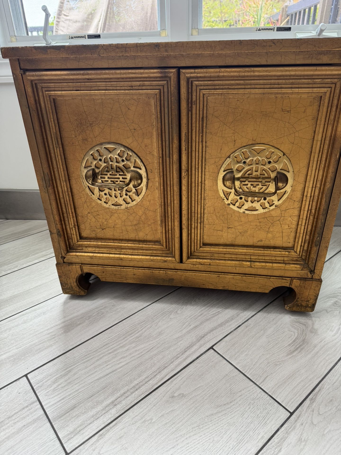 Gold Accent End Table