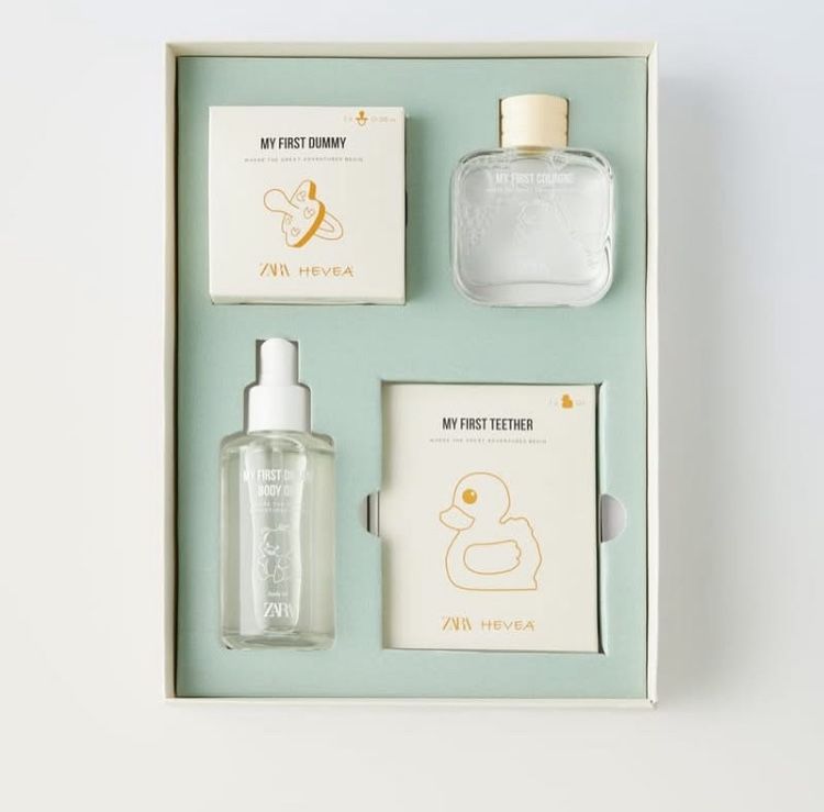 Zara perfume And Oil Baby Set