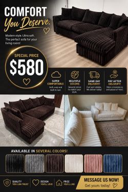 Brand new sectional/ sofa and loveseat
