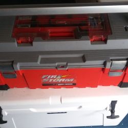Large tool box w/ tools