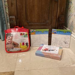 Arts & Crafts bundle!!!!🎨 🖼 Artist 👩‍🎨!!!!!Allessimo reality puzzle 🧩 paint 🎨 kits!