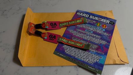 HARD SUMMER TICKETS
