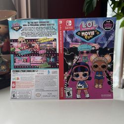L.O.L. Surprise! Movie Night Nintendo Switch ‘For Display Only’ Case Artwork