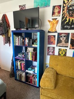 Hand painted bookshelf