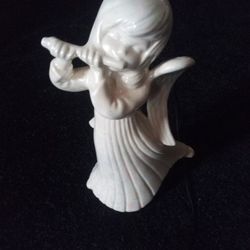 Vintage Atlantic Mold Angel Playing Flute