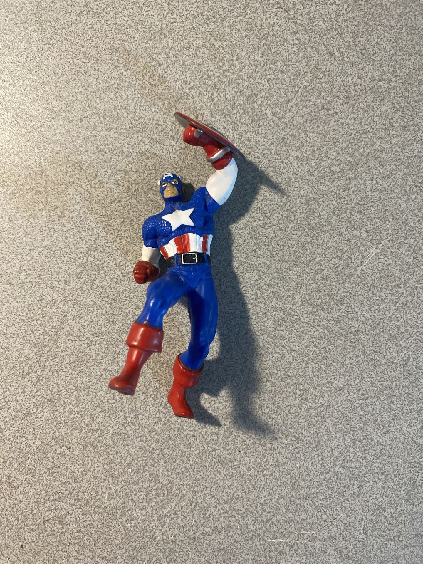 Marvel Captain America Fighting Stance 4" Action Figure Cake Topper