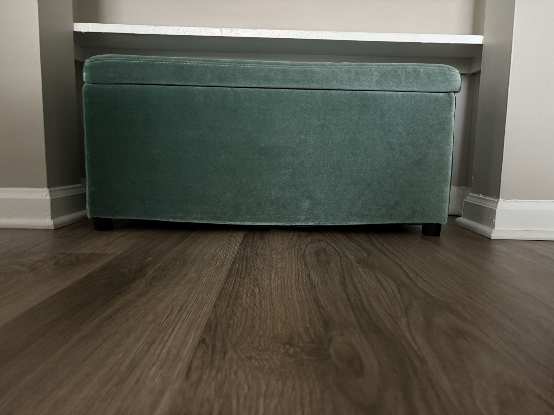 Velvet Ottoman