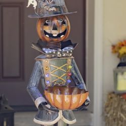 Holiday Pumpkin Soldier Decor