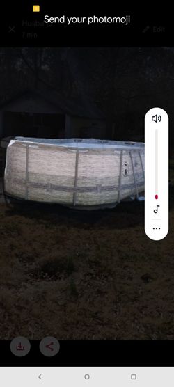 Above Ground Pool 3 To 4 Feet Deep . Like New Only Used For Month And A Half Paid 989.00 For it Last Summer ..