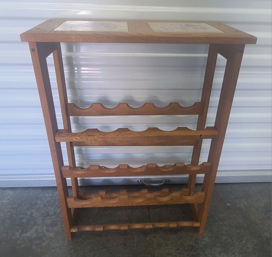Hand Crafted Decorative Wine Rack